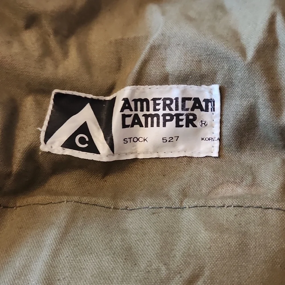 Vintage 80's Military American Camper Backback Gorpcore Distressed Grunge Retro